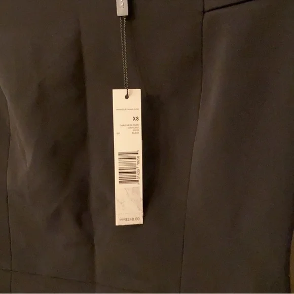 ElieTahari Darlene Blouse Size XS color: Black NWT - Picture 7 of 12